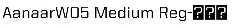 AanaarW05 Medium Reg字体转换 AanaarW05 Medium Reg字体转换